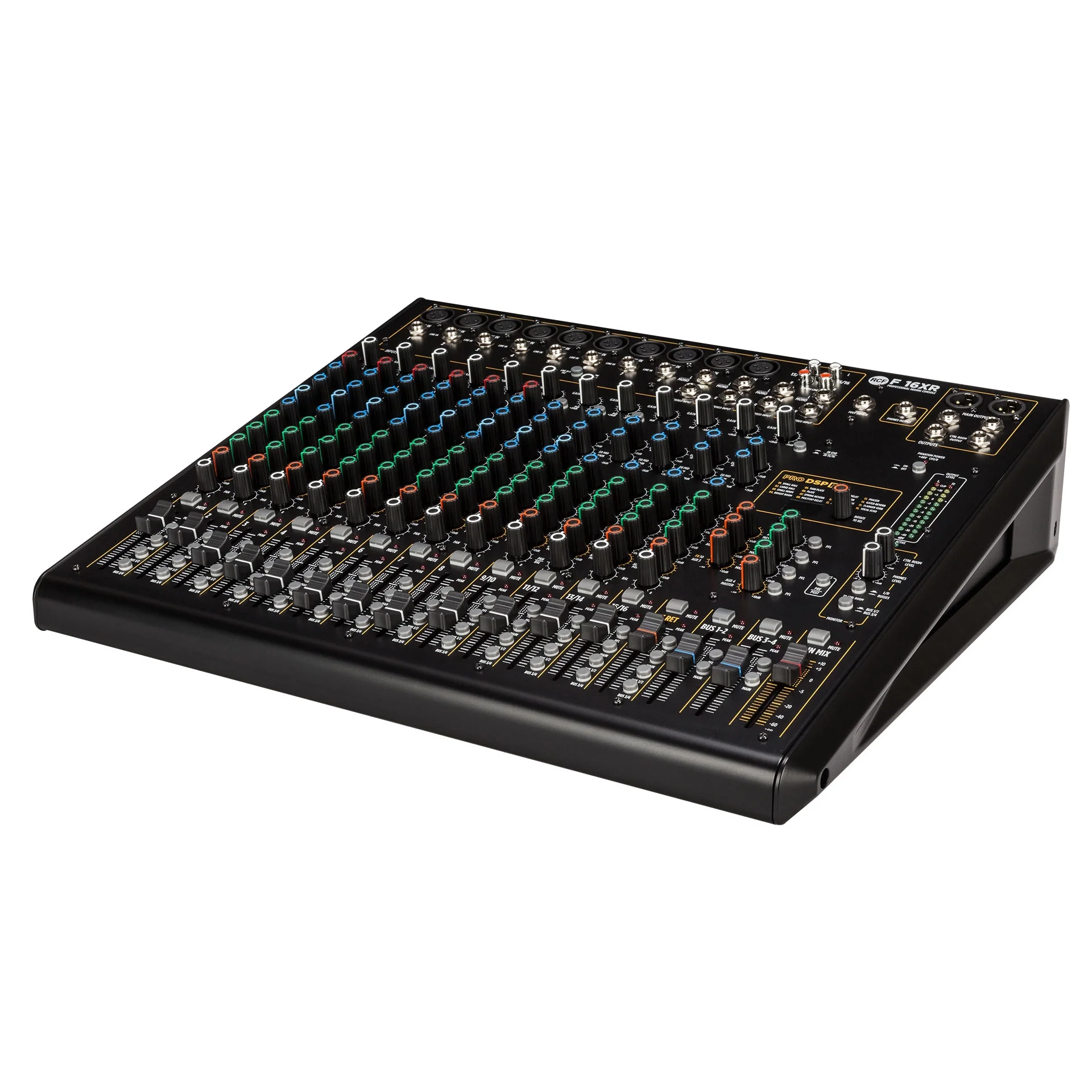 RCF F-16XR 16-kanal Ses Mikseri 10 Mikrofon 4 Stereo Kanal