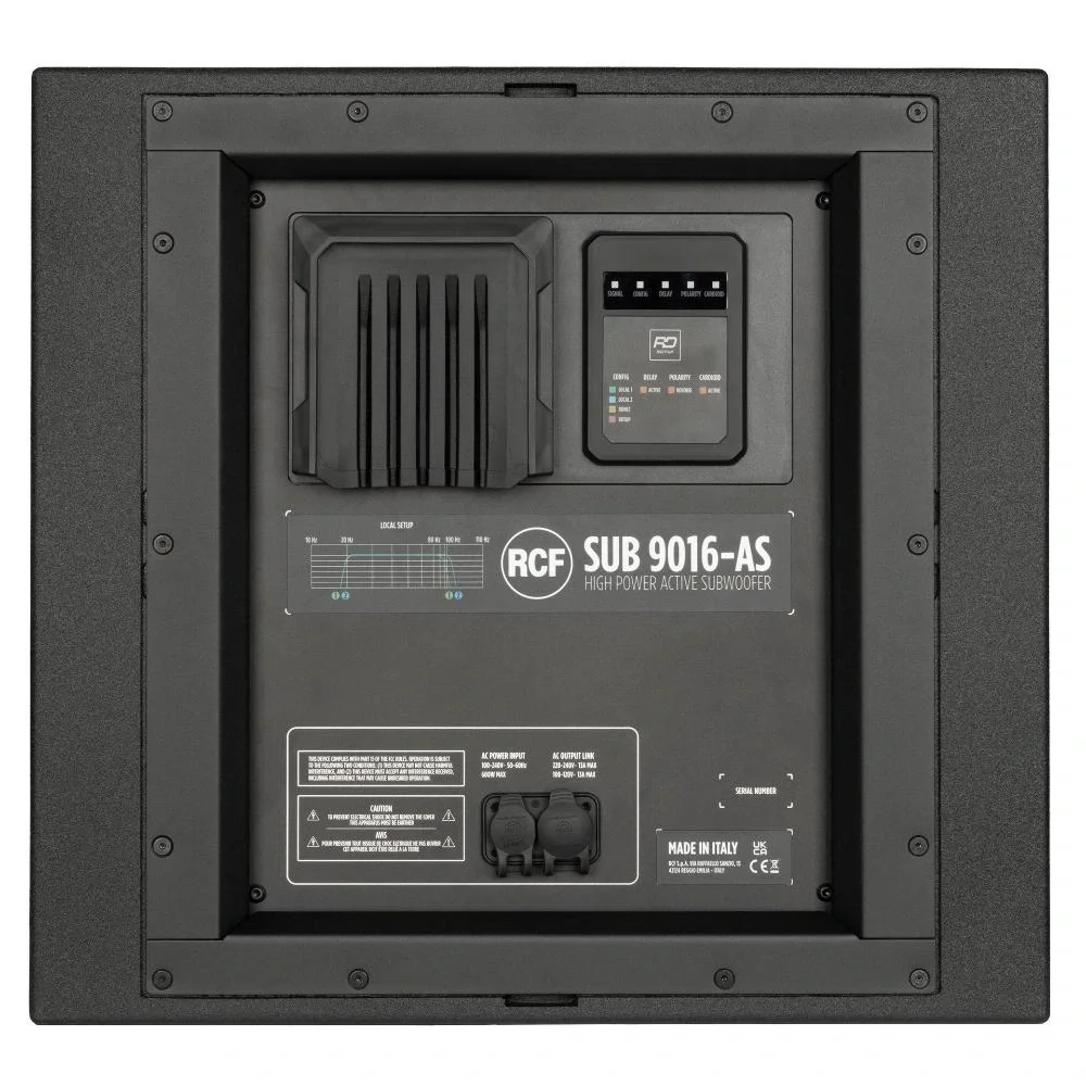 RCF SUB 9016-AS Touring 16" Aktif Subwoofer 4000W 137-dB