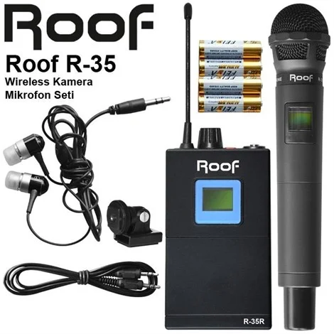 ROOF R-35 VJ EL Tipi Kameraman Seti 512 mhz