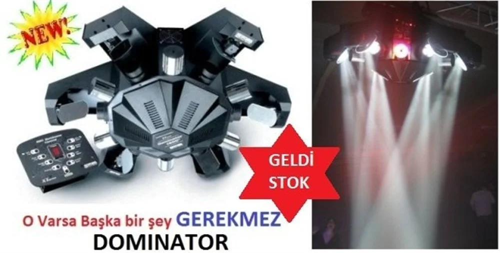 Robe Dominator 1200XT Fantastik Göbek Işık 6 Kollu, 1200W