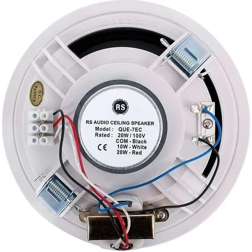 RS Audio QUE-7EC 6" Gömme Tavan Hoparlörü 6-10W/100V