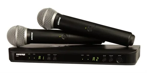 SHURE BLX288E/BETA58 Portatif Çift EL Kablosuz Mikrofon Seti