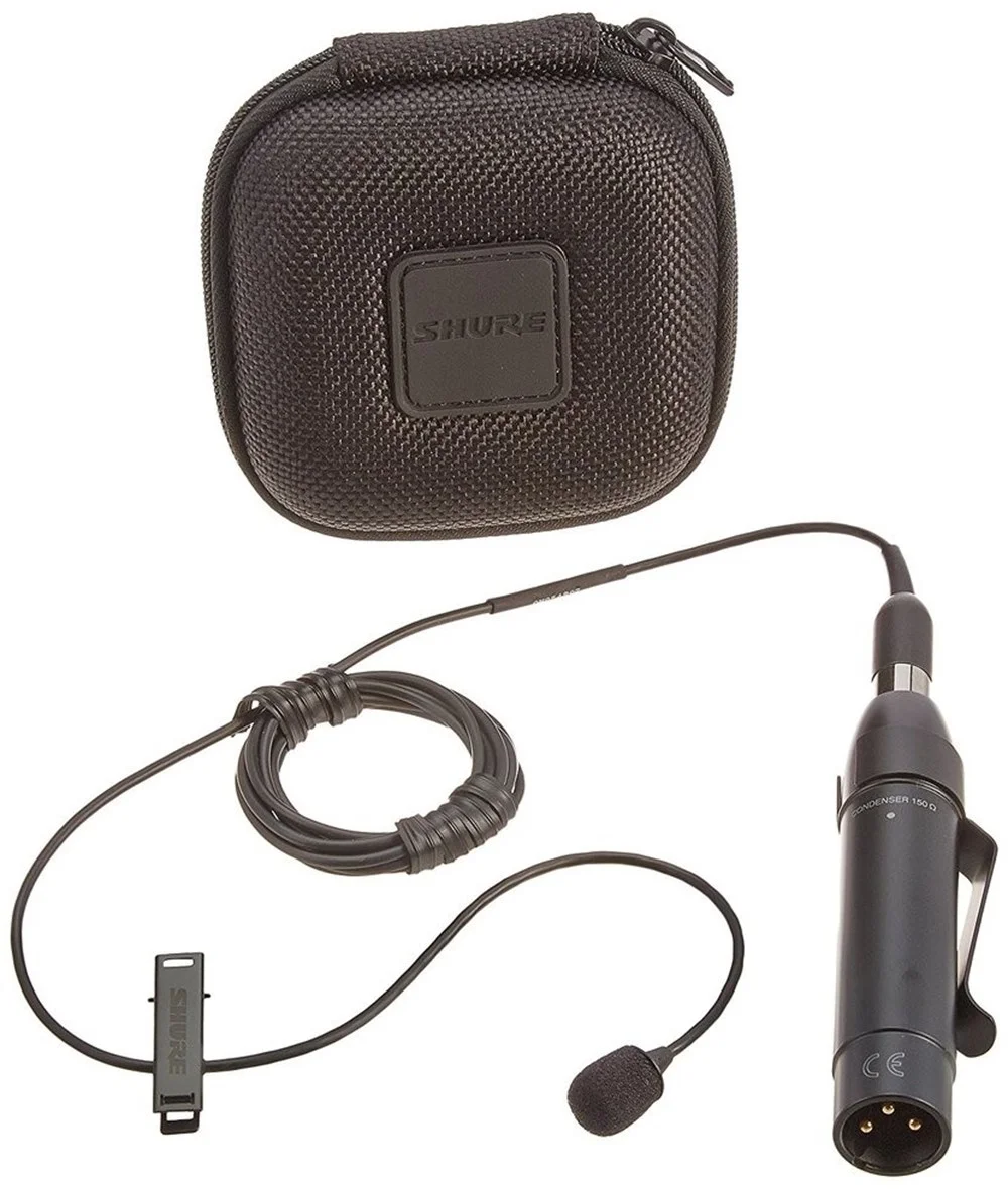 SHURE MX150B/XLR Preamp ile Kablolu Yaka Mikrofonu