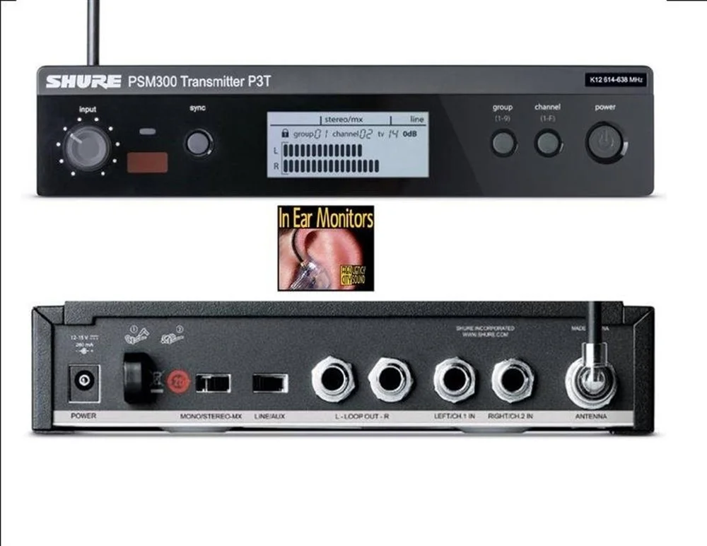 SHURE P3T Wireless Transmitter