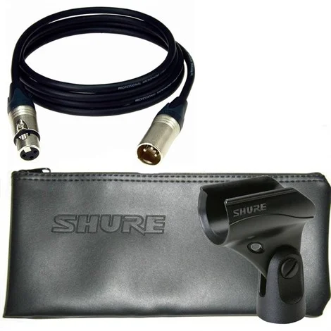 SHURE PGA58-BTS Dinamik Vokal Mikrofonu, Cardioid + Stand