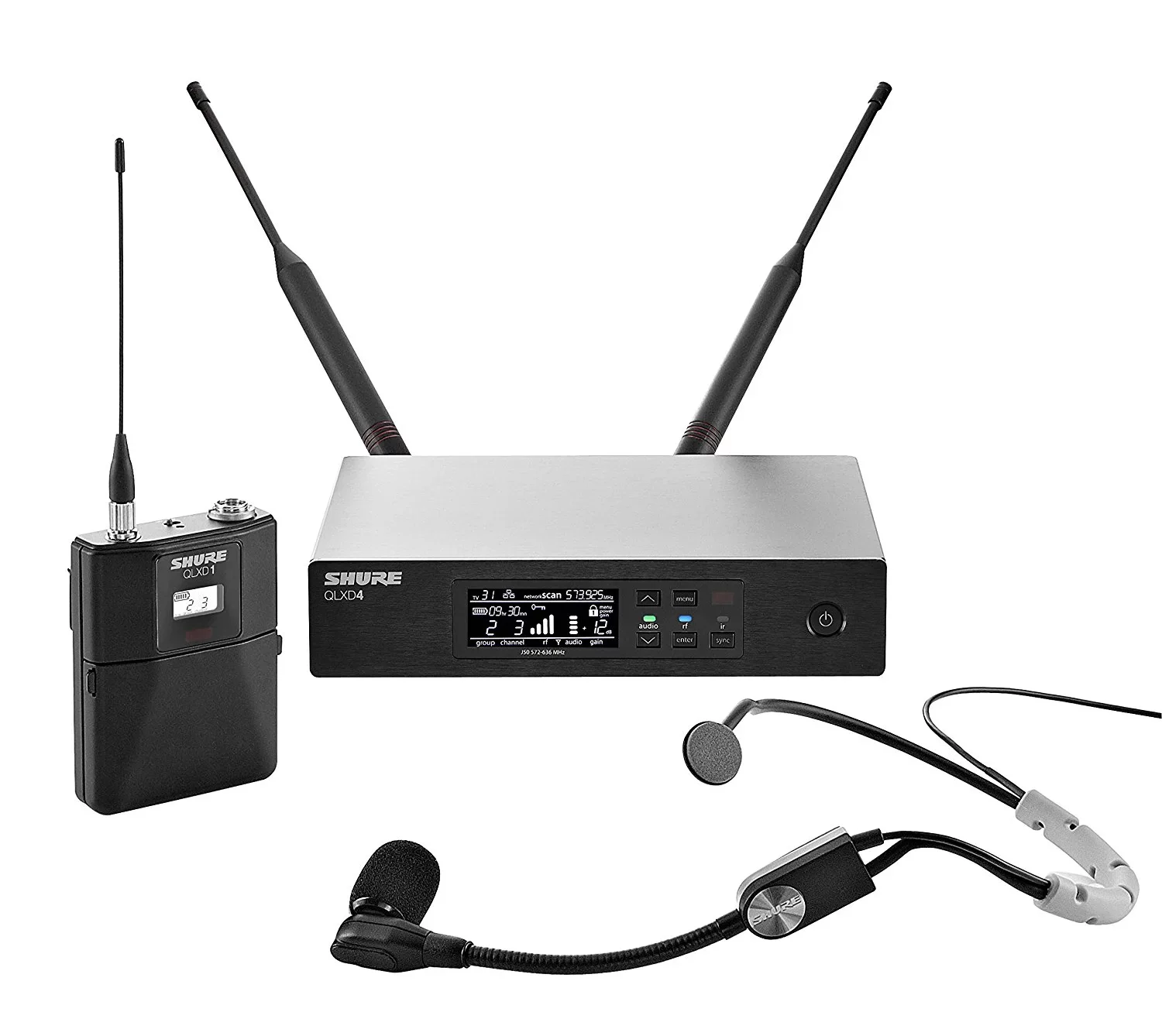 SHURE QLXD14E/SM35 Headset Kablosuz Mikrofon Seti