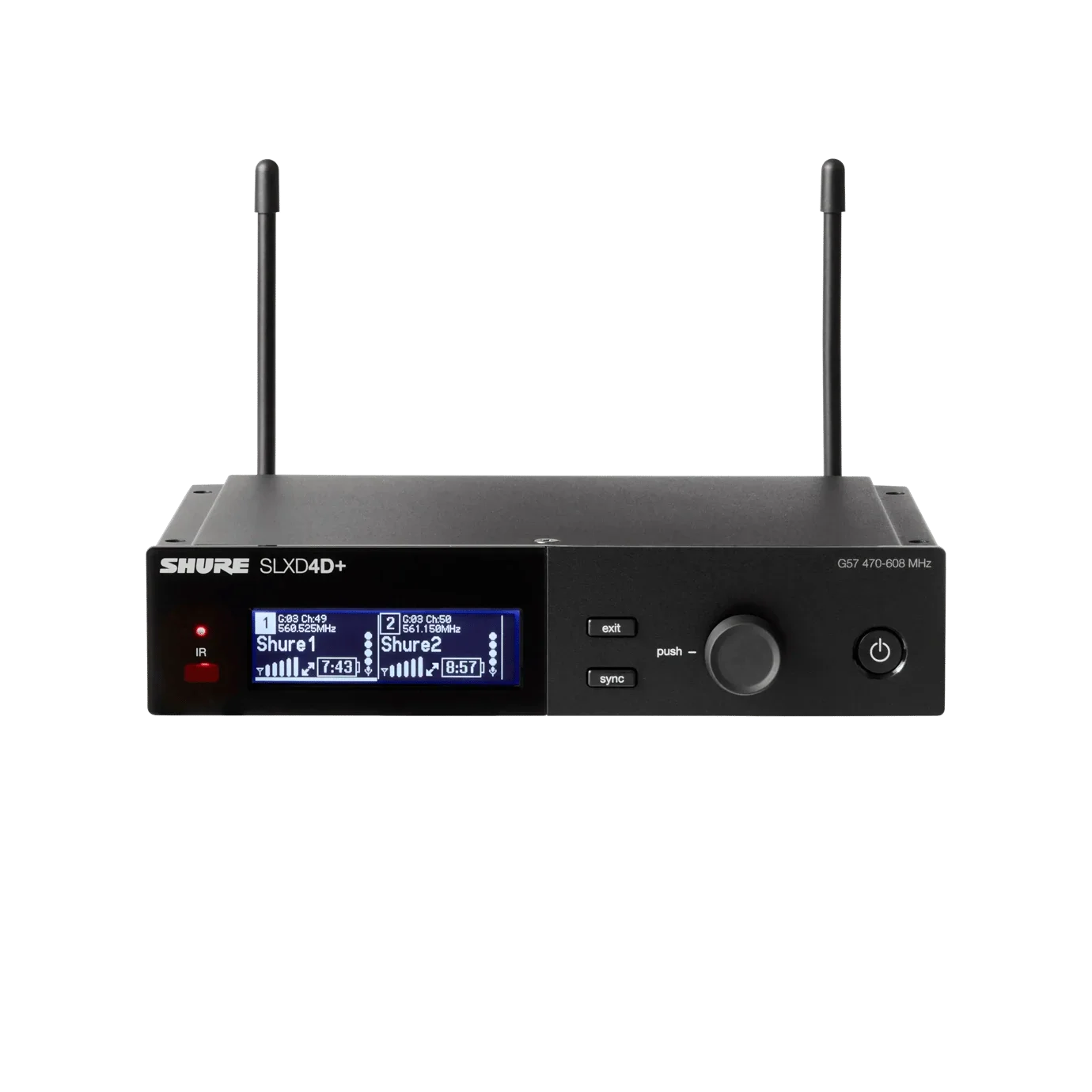 Shure SLXD4D+ Plus 2-Kanal Wireless Receiver