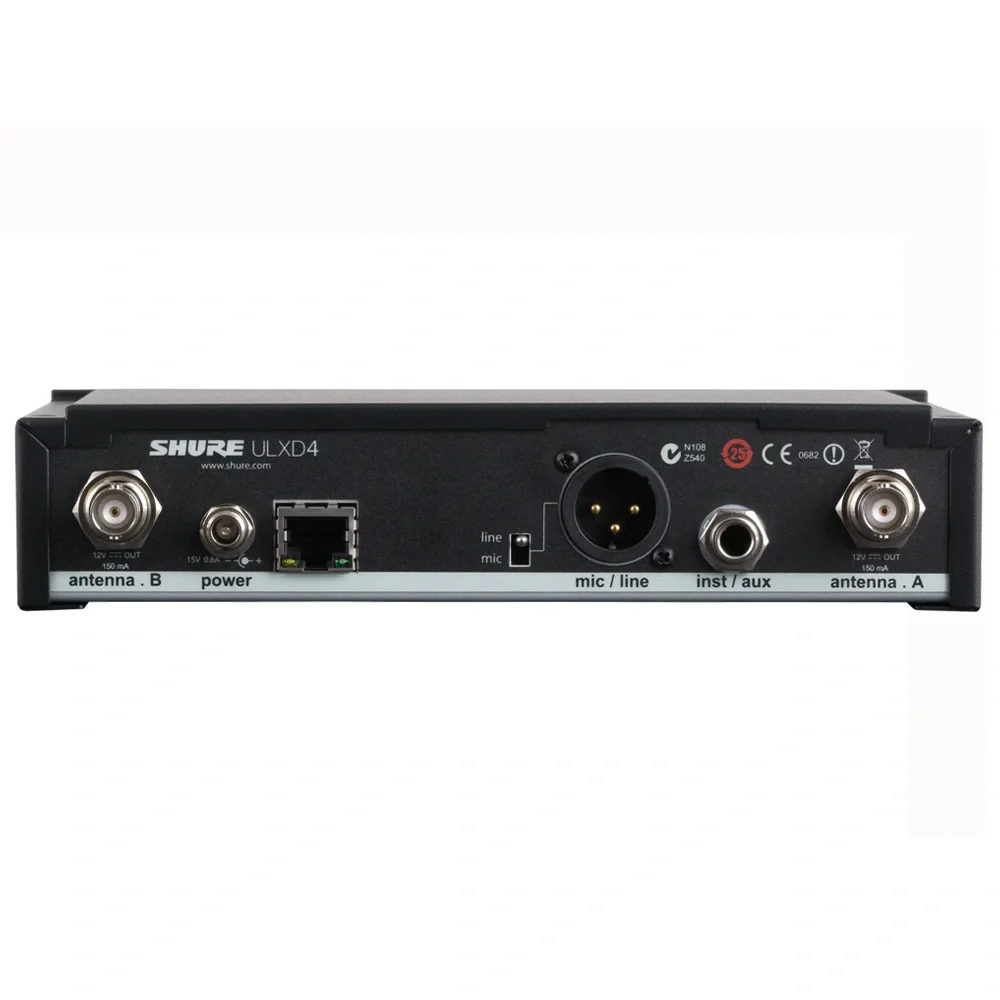 Shure ULXD4E Tek Kanallı Dijital Kablosuz Alıcı
