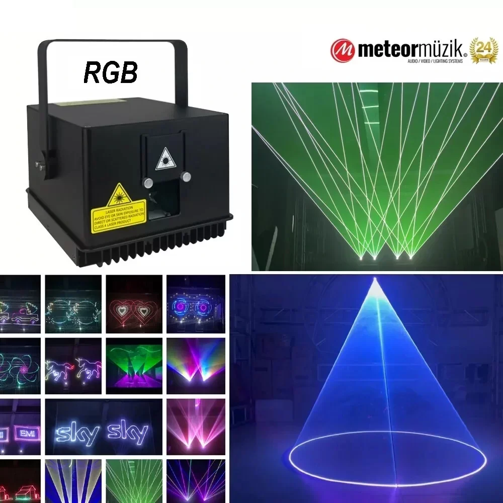 SPL RGB-246; 10W Renkli Lazer Işık