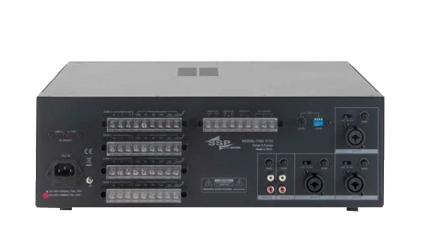 SSP PAM 4150 QUAD 4x150W/100V, 4 Zone Matrix Mikser Amfi