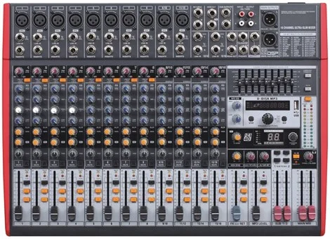 SSP UFX16 16 İnput Mixer 7 Band Eq, Usb Giriş ,Dsp Efekt