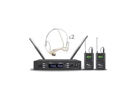 SSP WM802/HH Çift Headset Kablosuz Mikrofon Seti