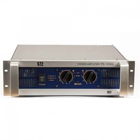 STI PA3260 2x2600W/4-ohm Power Amplifikatör with crossover