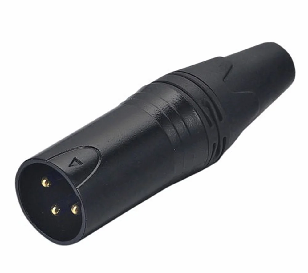 Seetronic SCMM3-B Kablo Tip Erkek 3 Pin XLR Konnektör Siyah