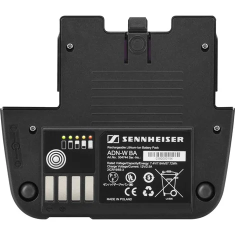 ***üretimden kaldırıldı***Sennheiser ADN-W BA Şarz edilebilir Batarya