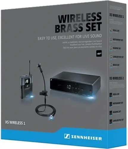 Sennheiser XSW 1-908-A BRASS SET, Kablosuz Mikrofon (trompet, saksafon, trombon için)