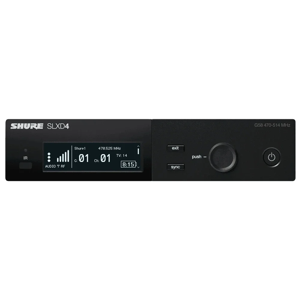 *** üretimden kalktı *** Shure SLXD4E 1-Kanal Wireless Receiver