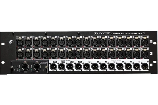 Soundcraft Mini Stagebox 32R Msb-32R"ludes 5046678.V32Ch Madı + 32Ch Usbsioptioncard