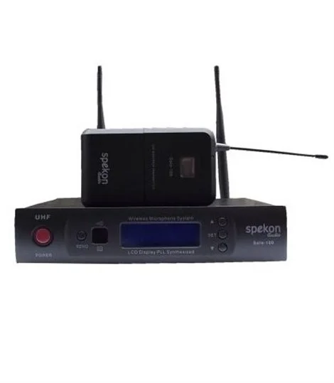 Spekon Solo 100 Yaka Tipi Kablosuz Mikrofon Seti