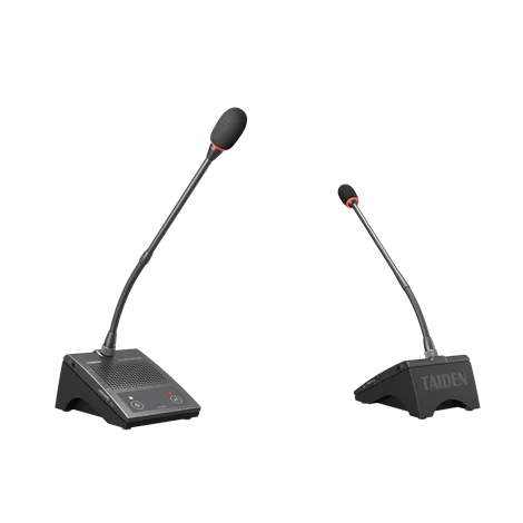 TAIDEN HCS-4338NC/50 Fully Dijital Congress System Chairman Unit (tabletop, champagne panel + black base)