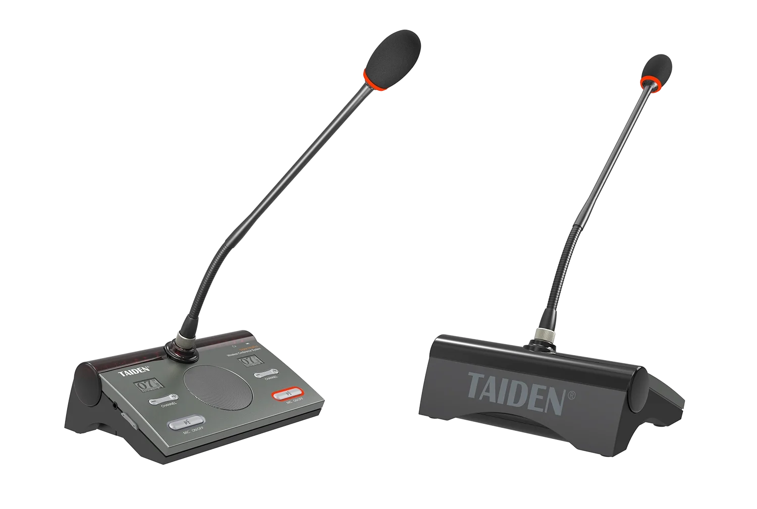 TAIDEN HCS-5301D IR wireless conference system delegate unit (1+3CH, 2 kanal selectors, dual ID)