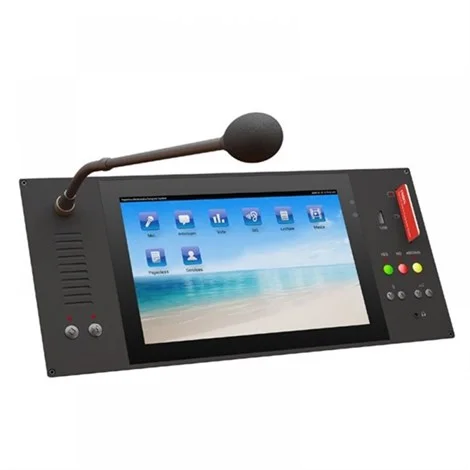 TAIDEN HCS-8338BDE/FM Delegate Flush-Montajing Multimedia Congress Terminal (10" 1280x800 LCD)