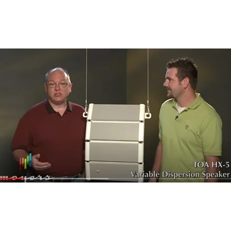 TOA HX-5 W 4x12cm LF, 12xDometype HF, 8-ohm, 600W Compact Line Array System