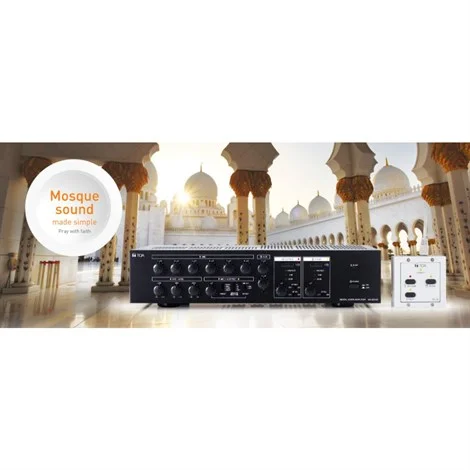 TOA MX-6224D 2x240W/100V Dijital Mikser-Amplifier