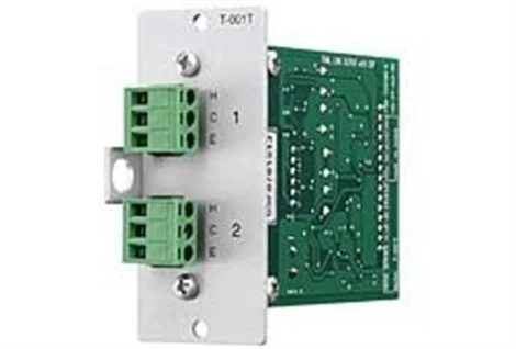 TOA T-001 T Mixer Çıkış Modülü 2 Kanal.