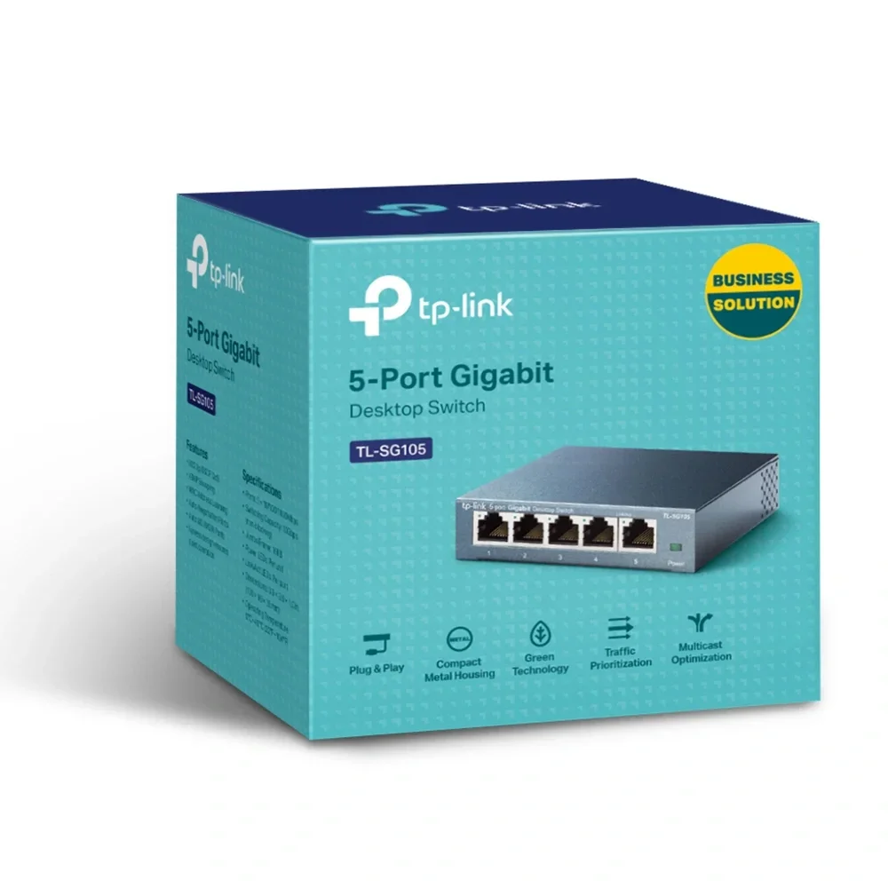 TP-Link TL-SG105 5-Port 10/100/1000Mbps Masaüstü Switch