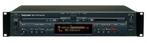 **** üretilmiyor *** Tascam MD-CD1 MKIII Cd Player /Md RecorderTascam MD-CD1 MKIII Cd Player /Md Recorder