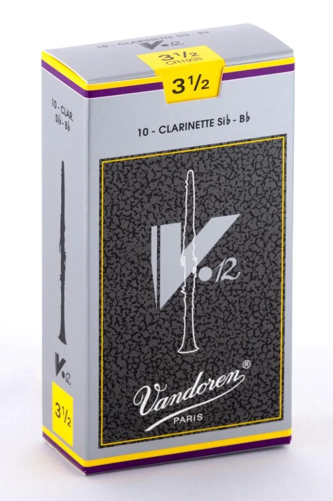 Vandoren CR1935 V12 Sibemol/LA Organik Klarnet Kamış No.3,5 Bb 10'lu Paket
