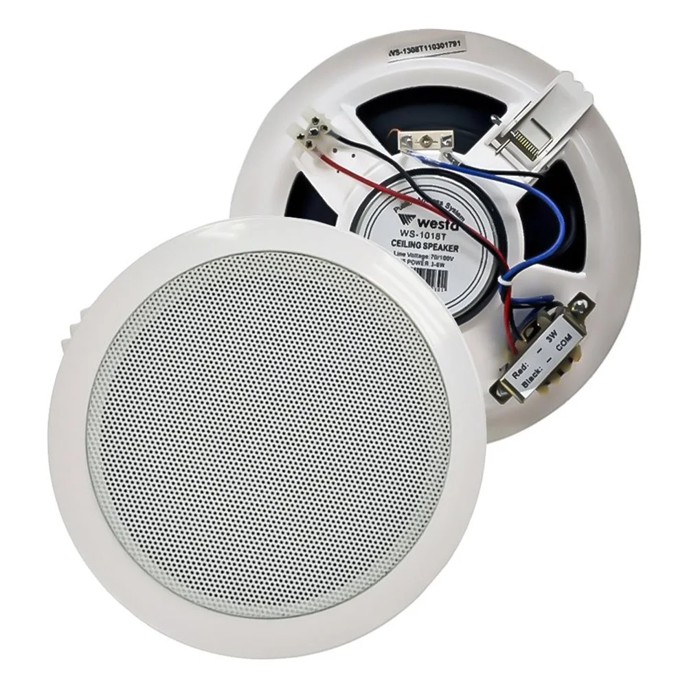 WESTA WS-1018TC 5" Tavan Hoparlörü 3,6,9W/100V