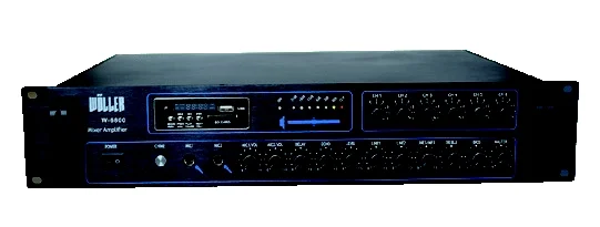 Wöller W-6800 6-zone Mikser Amfi 800W/100V, Bluetooth, USB