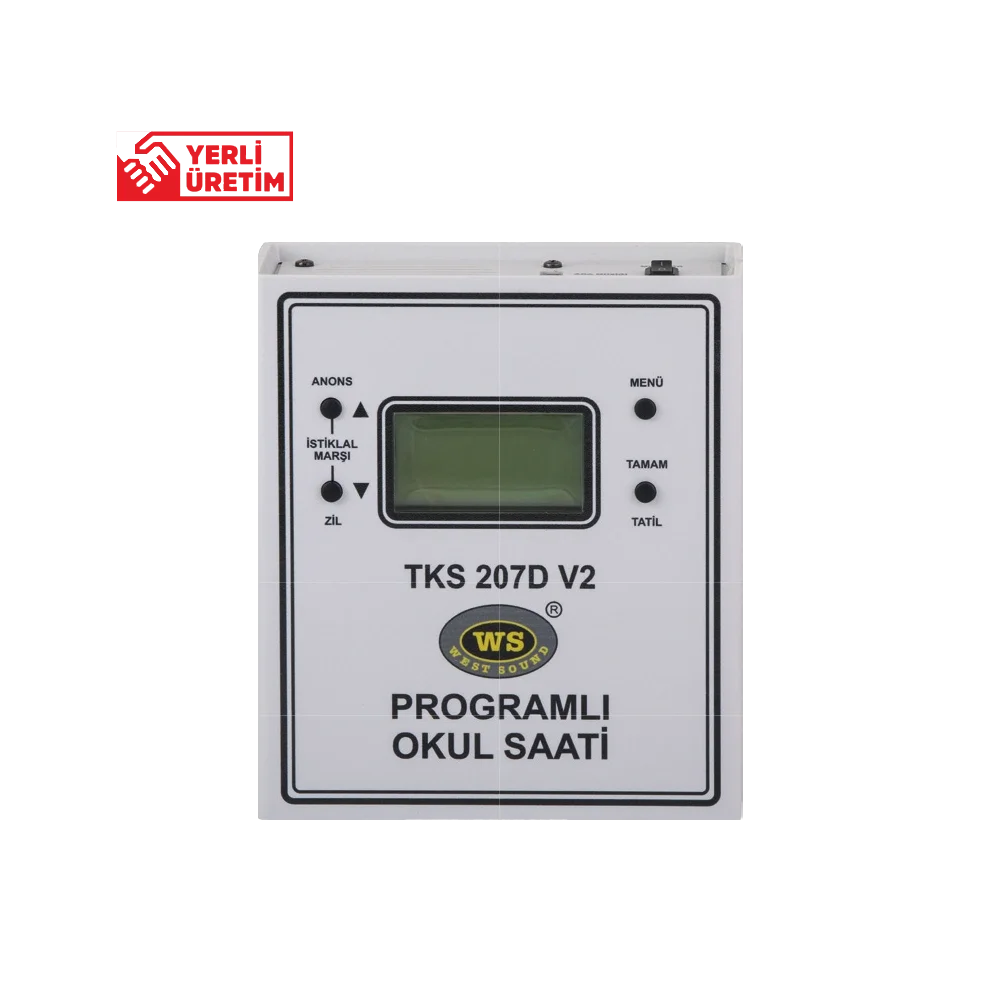 West TKS 207D V2 Dijital Okul Zil Saati