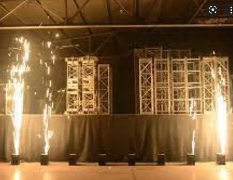 V-SPARK VOLKAN Efekti Tozla Çalışır, Yakmaz, DMX 512 Kontrollü