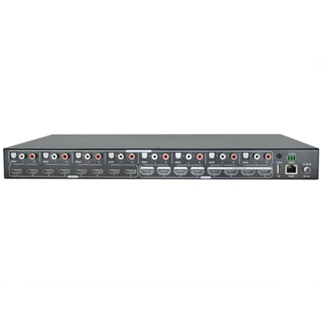 Woxcon MUH88-H2 8x8 HDMI Matrix Switcher with Audio, Scaling,, 4K 60Hz 4:4:4 HDMI