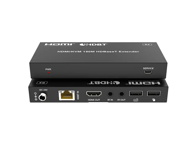 Woxcon WX-EHB150SK HDMI ve USB KVM Extender 18 Gbps HDBaseT Extender 150 Metre