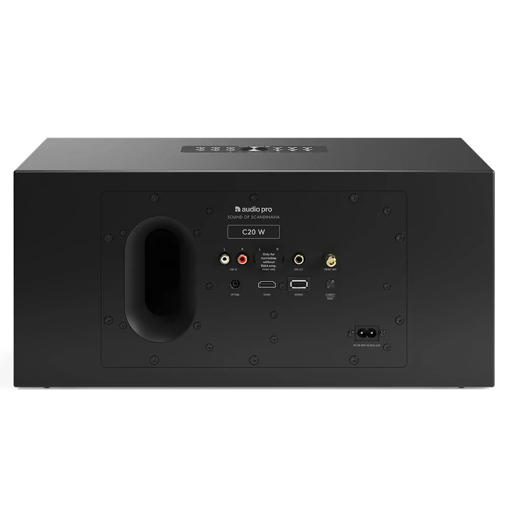 Audio Pro C20 W Siyah Multiroom Akıllı Ev Hoparlörü