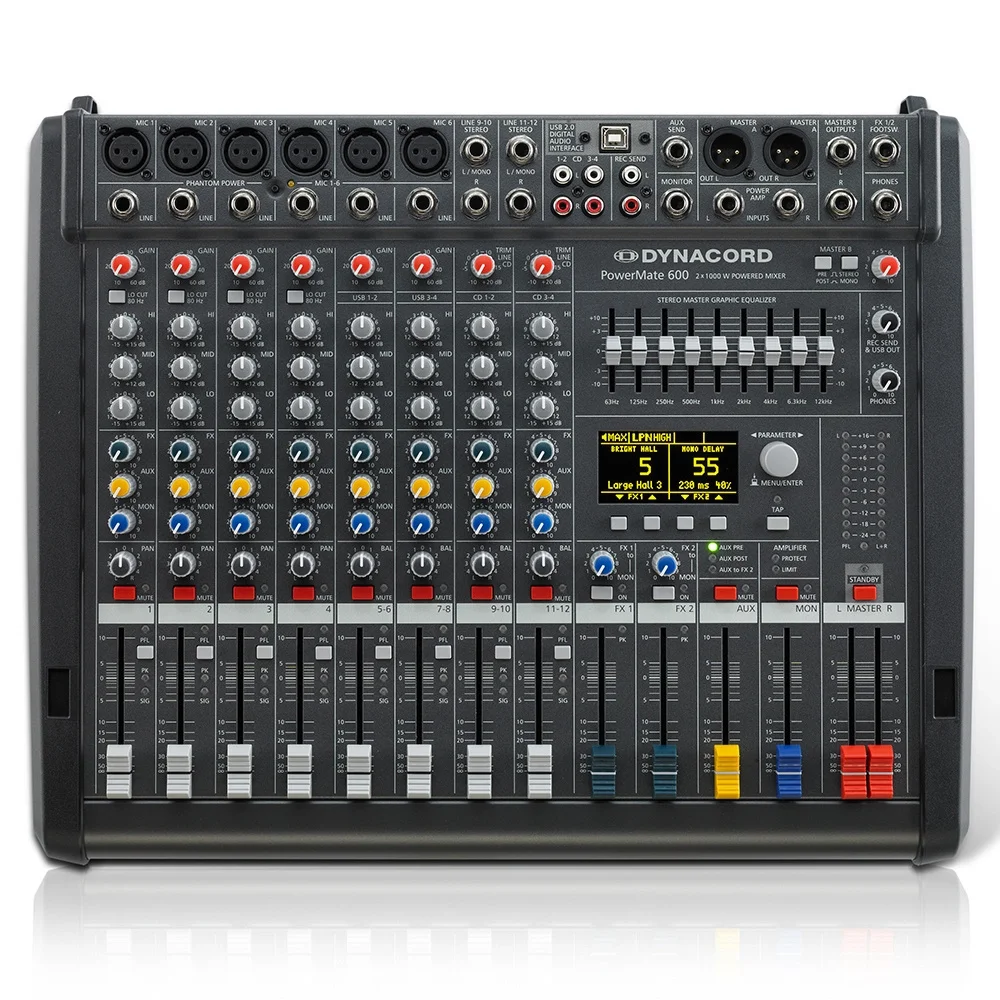 Dynacord POWERMATE 600-3 8-kanal Kompakt Powermixer