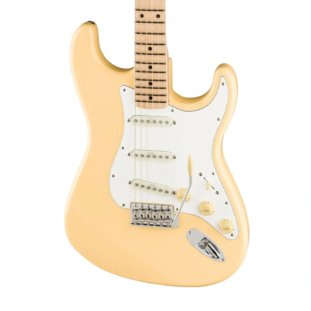 Fender Yngwie Malmsteen Stratocaster Scalloped Akçaağaç Klavye Vintage White Elektro Gitar