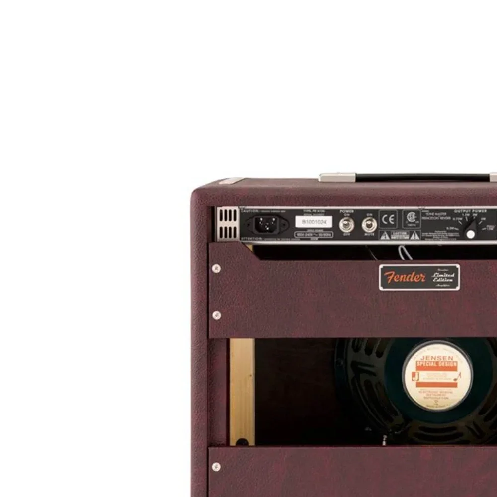 Fender Limited Edition Tone Master Princeton Reverb Wine Elektro Gitar Amfisi
