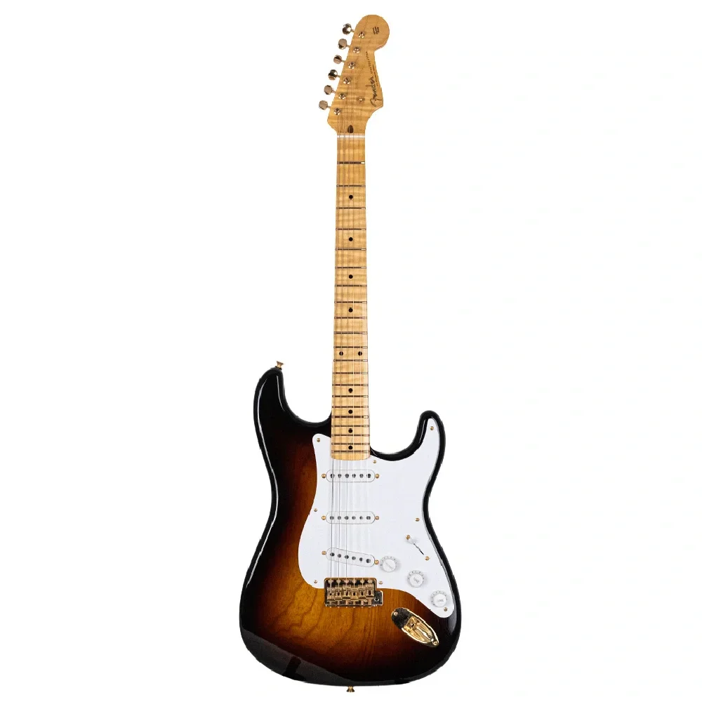 Fender Custom Shop Masterbuilt Limited Edition 70th Anniversary 1954 Stratocaster Closet Classic 2 Ton Sunburst Elektro Gitar