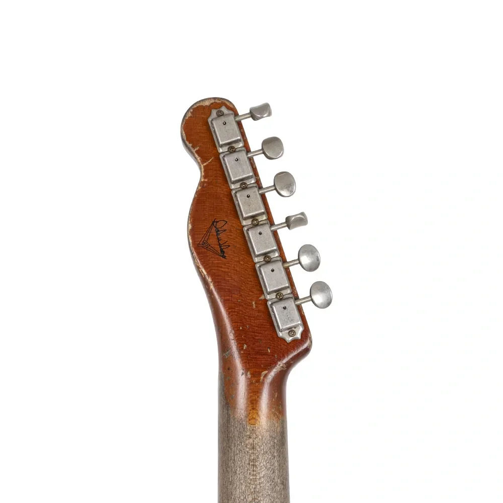 Fender Custom Shop Masterbuilt Dale Wilson 1962 Telecaster Heavy Relic Gülağacı Klavye Black Elektro Gitar