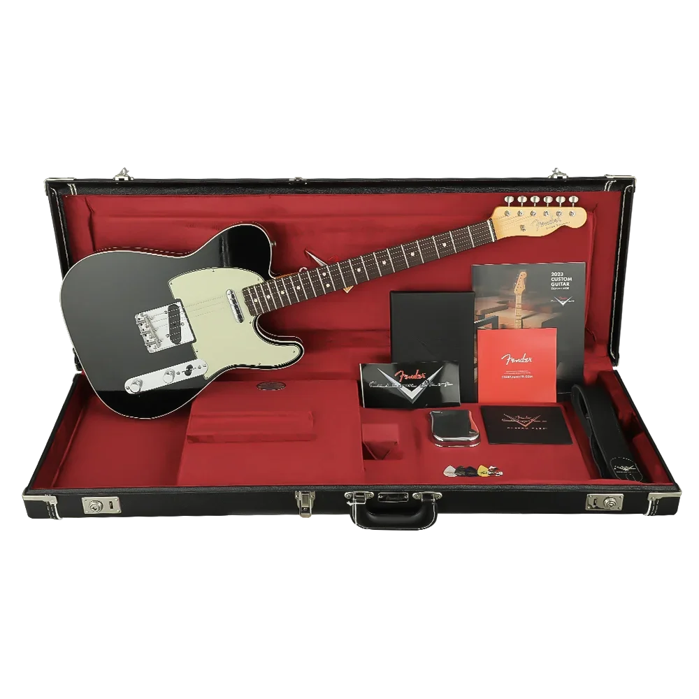 FENDER Custom Shop Masterbuilt David Brown 1960 Telecaster Custom Lush Closet Classic Black Elektro Gitar