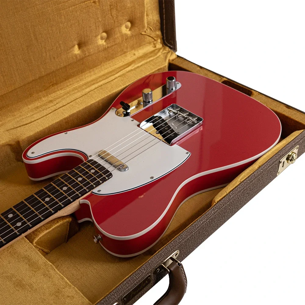 Fender Custom Shop Masterbuilt Greg Fessler 1960s Telecaster Custom NOS Gülağacı Klavye Fiesta Red Elektro Gitar