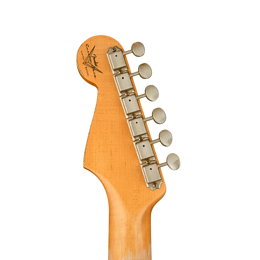 Fender Custom Shop Limited Edition 1956 Stratocaster Relic Akçaağaç Klavye Faded Sonic Blue Elektro Gitar