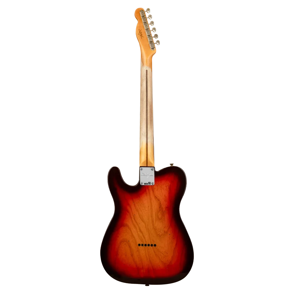 Fender Custom Shop B2 1958 Telecaster Journeyman Relic Wide Fade 3 Ton Sunburst Elektro Gitar