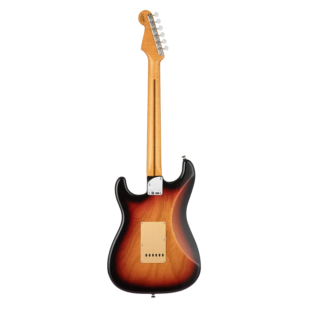 Fender Custom Shop S23 Limited American Custom Strat Dlx Closet Classic Akçaağaç Klavye Chocolate 3 Ton Sunburst Elektro Gitar