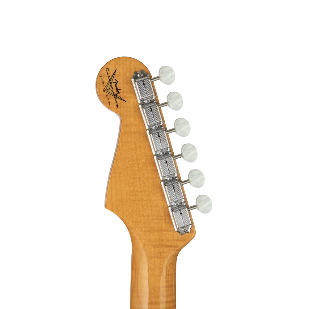Fender Custom Shop S23 Limited American Custom Strat Dlx Closet Classic Akçaağaç Klavye Chocolate 3 Ton Sunburst Elektro Gitar